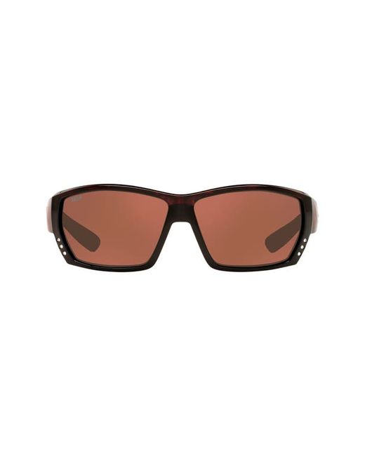 Costa Del Mar 63mm Polarized Oversize Wraparound Sunglasses in at