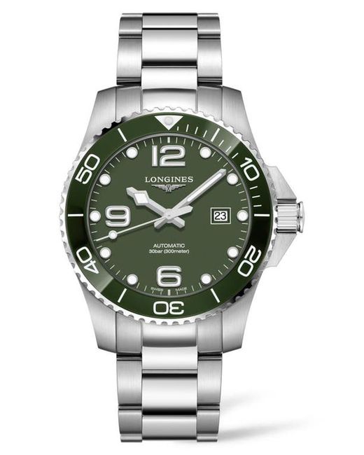 Longines HydroConquest Automatic Bracelet Watch 43mm in Green at