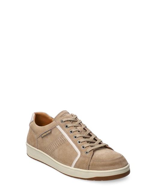 Mephisto Harrison Sneaker in Taupe Velours/Nevada at
