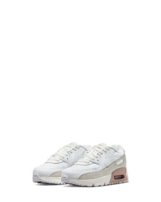 Nike Air Max 90 Sneaker in White/White Bronze at