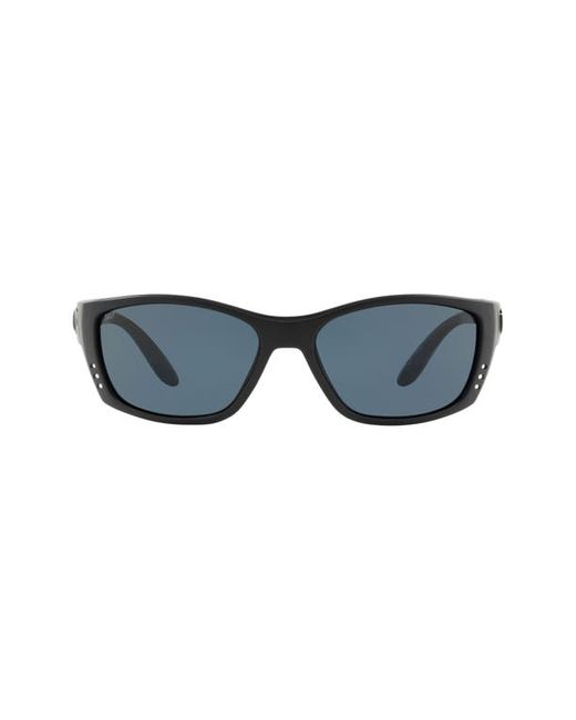 Costa Del Mar 64mm Polarized Wraparound Sunglasses in at