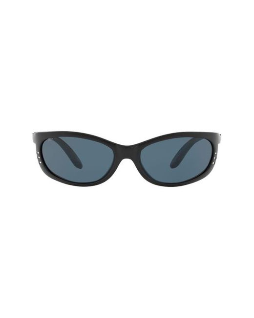 Costa Del Mar 61mm Polarized Wraparound Sunglasses in at