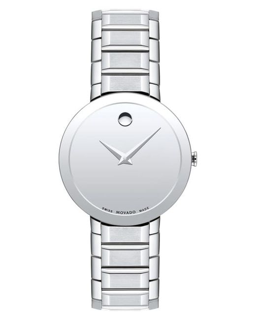 Movado Sapphire Bracelet Watch 28mm in at