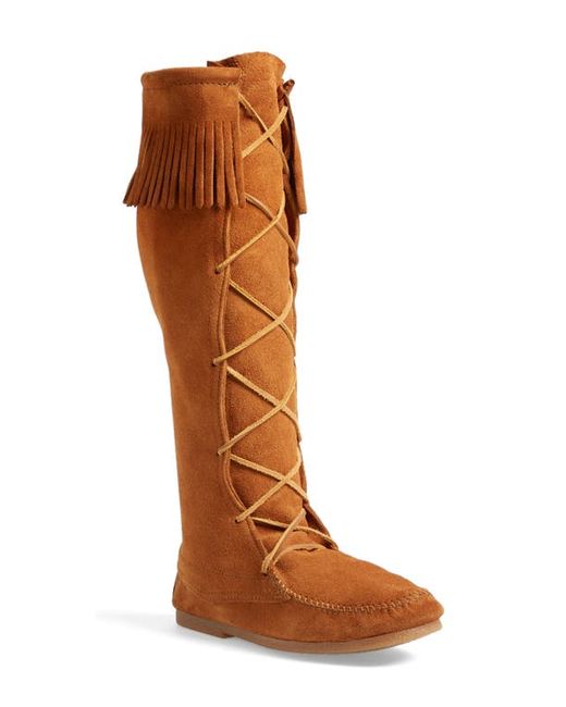 Minnetonka Knee High Moccasin Boot in at