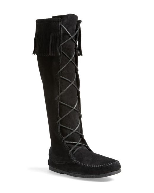 Minnetonka Knee High Moccasin Boot in at
