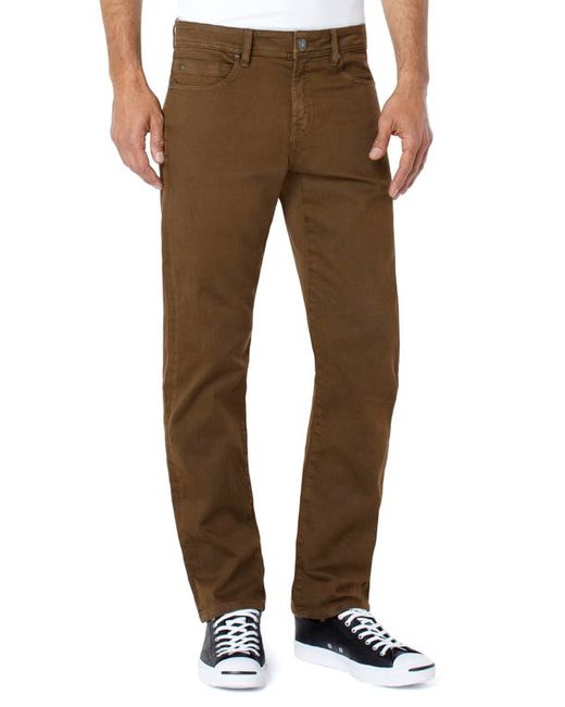 Liverpool Los Angeles Regent Relaxed Straight Leg Twill Pants in at