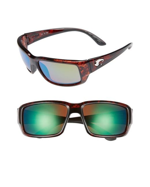 Costa Del Mar Fantail 60mm Polarized Sunglasses in Tortoise Mirror at