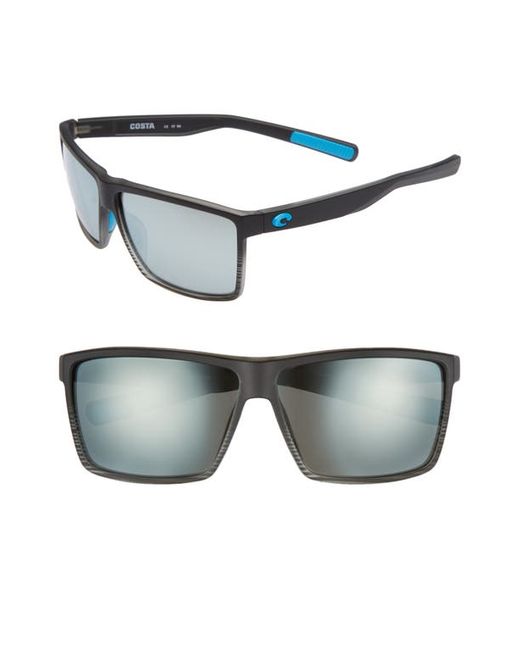 Costa Del Mar Rincon 60mm Polarized Sunglasses in Smoke Crystal Mirror at