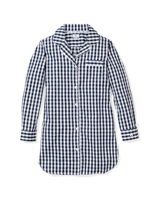Petite Plume Gingham Cotton Nightshirt in at