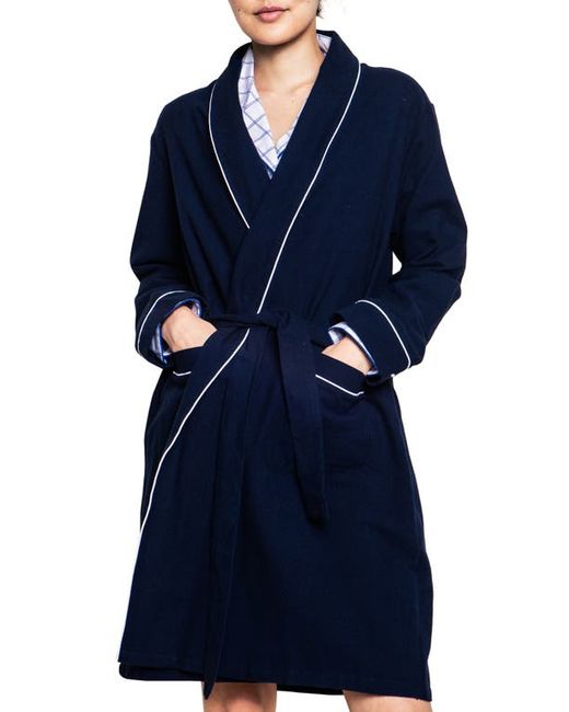 Petite Plume Cotton Flannel Robe in at