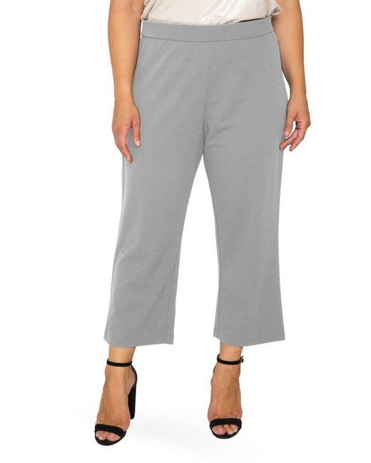 Standards & Practices High Waist Stretch Crepe Crop Pants in at