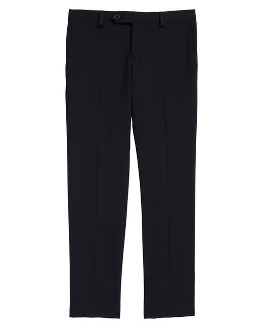 Tallia Solid Wool Blend Flat Front Trousers in at