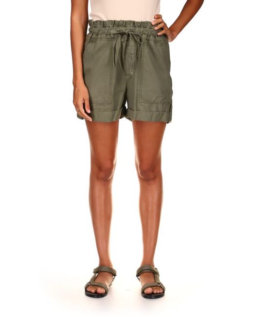 Sanctuary Wanderer Paperbag High Waist Cuff Shorts in at