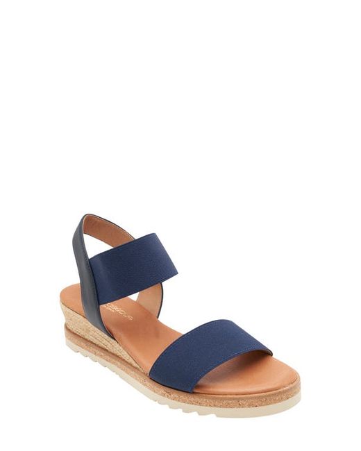 Andre Assous Neveah Espadrille Sandal in Navy/Navy at