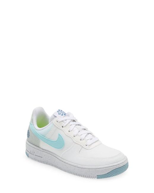 Nike Air Force 1 Crater Sneaker in White/Copa/Rift Volt at