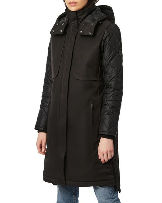 Bernardo Water Resistant Parka with Removable Hood in at