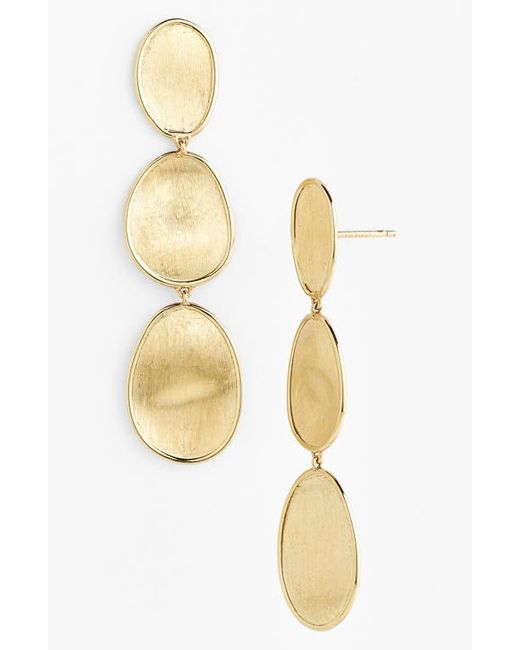 Marco Bicego Lunaria 18K Small Triple Drop Earrings at