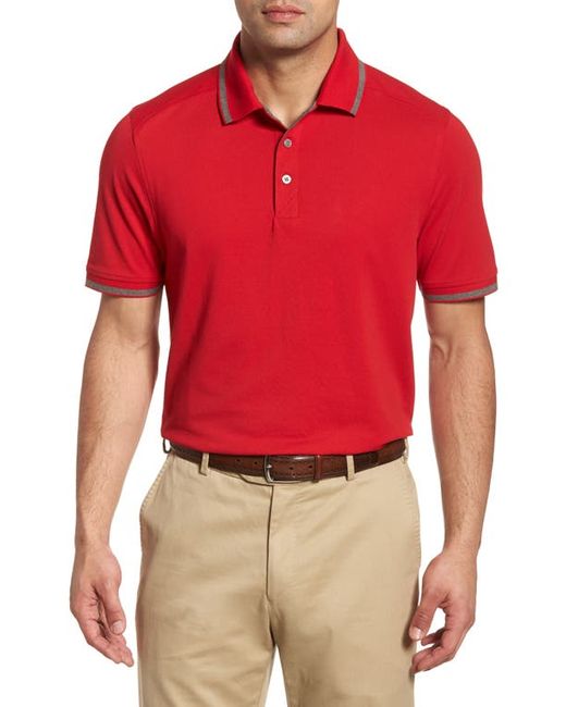 Cutter and Buck Advantage Classic Fit Tipped DryTec Polo in at