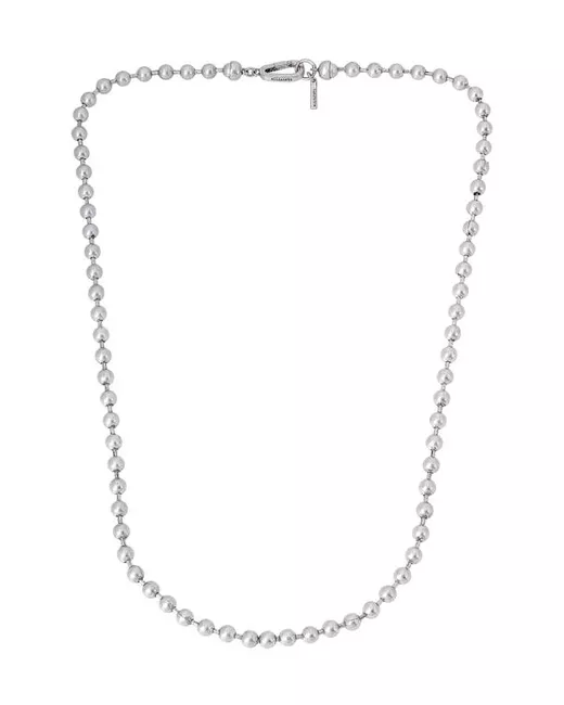 AllSaints Beadshot Sterling Ball Chain Necklace in at
