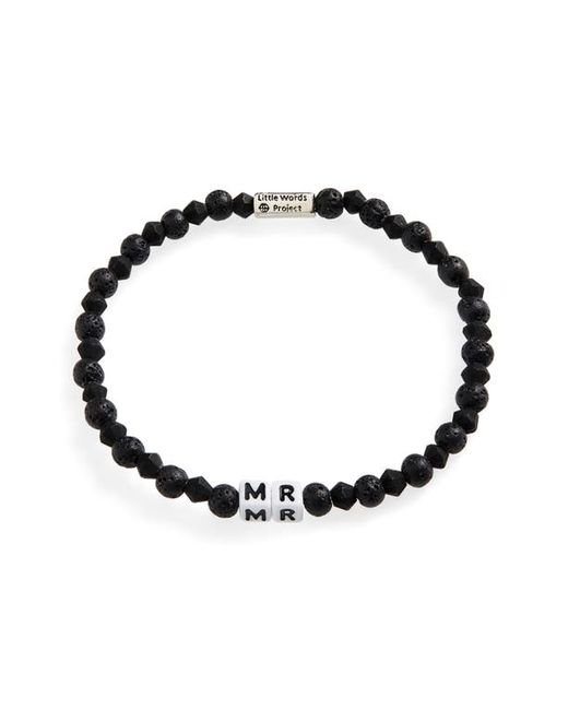 Little Words Project Mr. Beaded Stretch Bracelet in at
