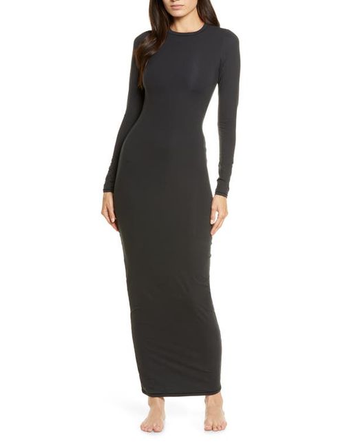 Skims Fits Everybody Long Sleeve Body-Con Dress in at