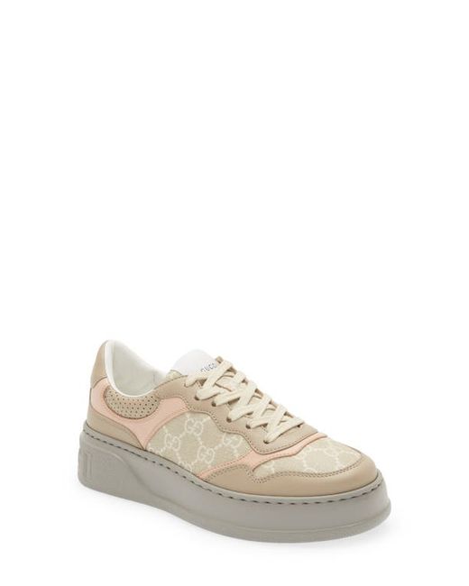 Gucci Chunky B Mixed Media Sneaker in at