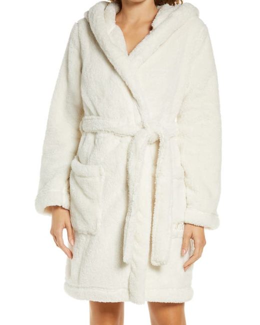 uggr UGGr Aarti Faux Shearling Hooded Robe in at