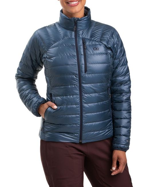 Outdoor Research Helium 800 Fill Power Water Resistant Down Jacket in at