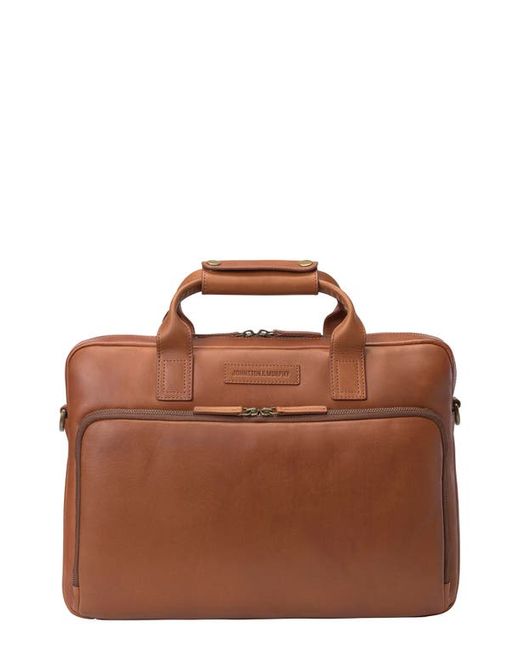 Johnston & Murphy Rhodes Leather Briefcase in at