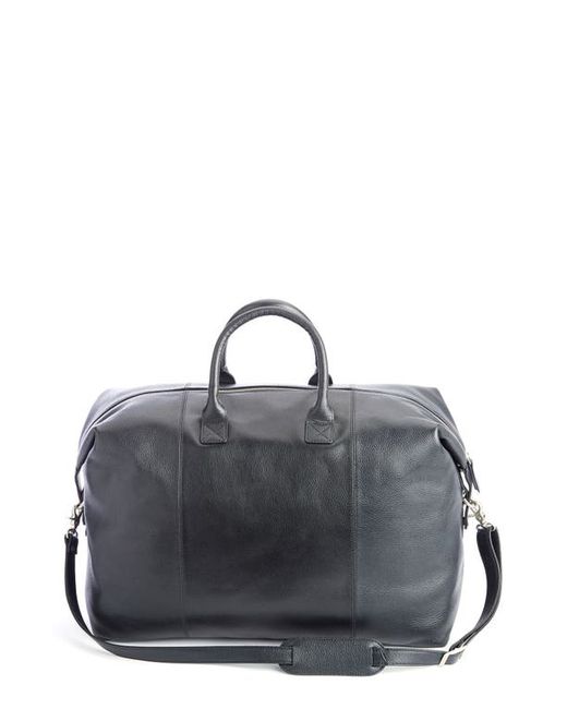 ROYCE New York Weekend Leather Duffle Bag in at
