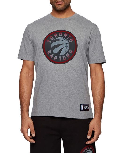 Boss HUGO x NBA Tbasket Toronto Raptors Logo Graphic Tee in at