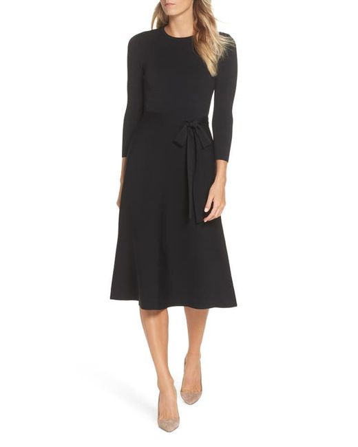Eliza J Fit Flare Sweater Dress in at