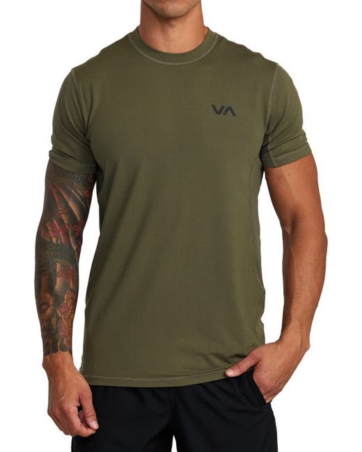 Rvca Sport Vent Logo T-Shirt in at