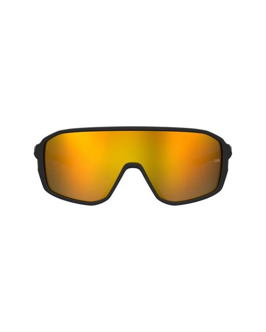 Under Armour Game Day 99mm Shield Sport Sunglasses in Matte Black Gradient at