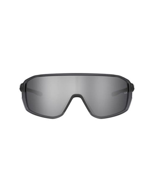 Under Armour Game Day 99mm Shield Sport Sunglasses in Crystal Grey Oleophob at