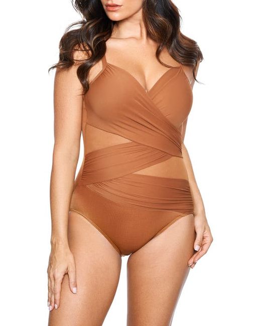 Miraclesuit® Miraclesuit Network Mystique Underwire One-Piece Swimsuit in at