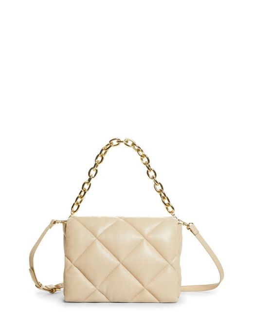 Stand Studio Brynnie Quilted Lambskin Leather Convertible Clutch in at