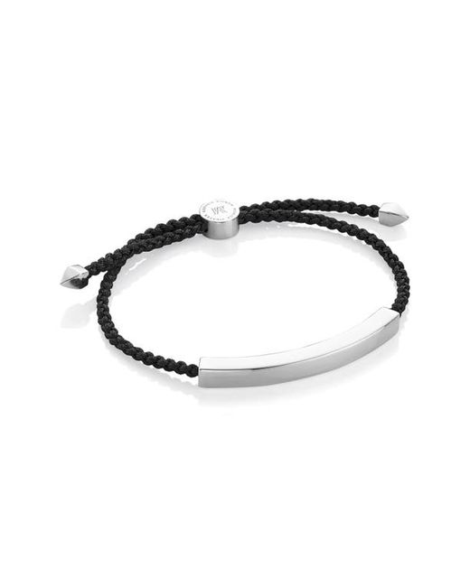 Monica Vinader Friendship Bracelet in Black at