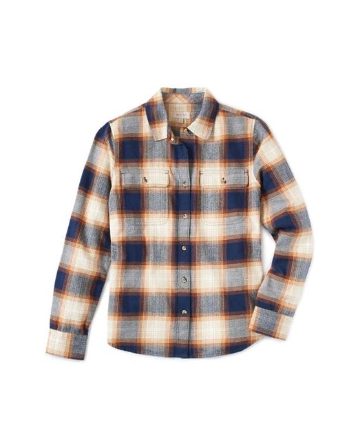 Brixton Bowery Flannel Organic Cotton Button-Up Shirt in at