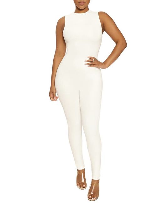 Naked Wardrobe The NW Sleeveless Jumpsuit in at