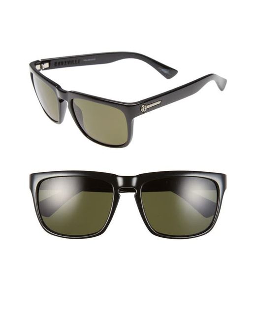 Electric Knoxville 56mm Polarized Sunglasses in Gloss Black/Grey Polar at