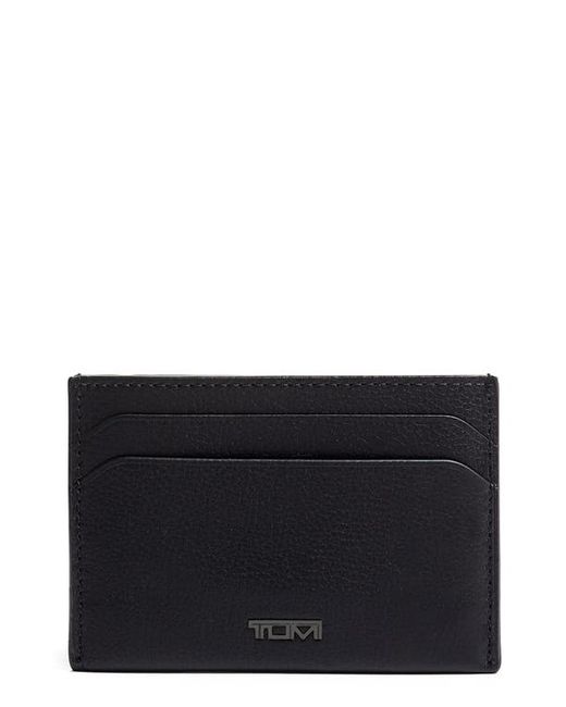Tumi Leather Money Clip Card Case in at