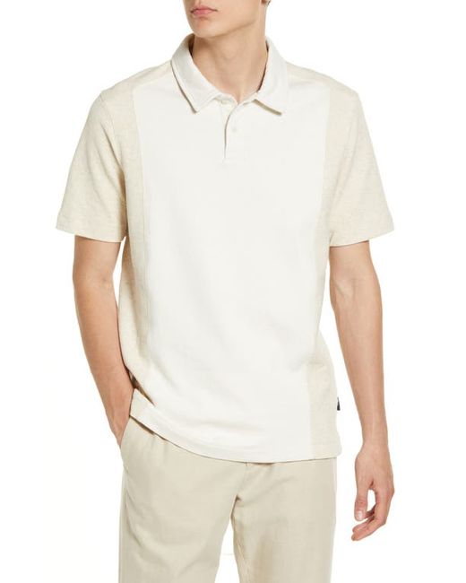 Ted Baker London Intelec Brushed Cotton Linen Polo in at