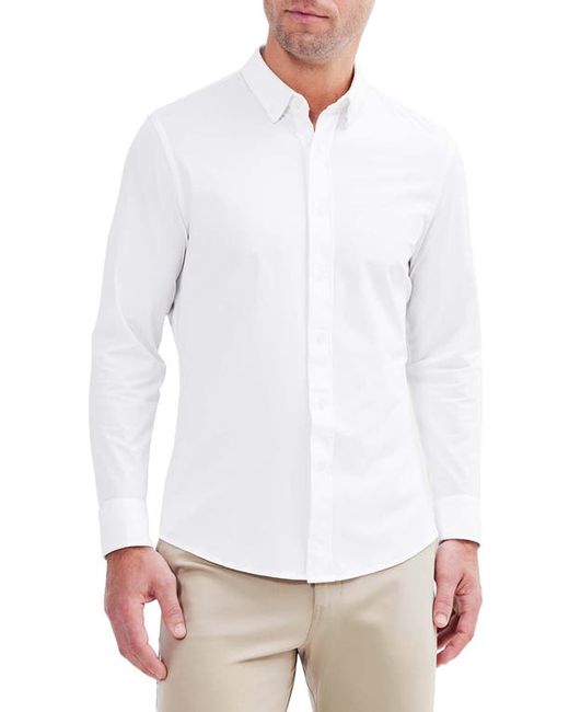 Rhone Commuter Solid Button-Up Shirt in at