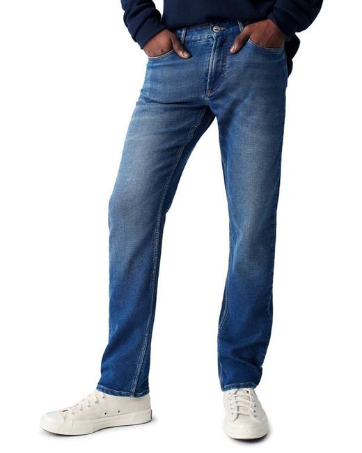 Faherty Stretch Terry Straight Leg Jeans in at