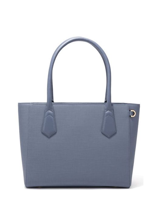 Dagne Dover Signature Classic Coated Canvas Tote in at