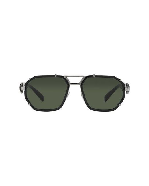 Versace 58mm Aviator Sunglasses in at
