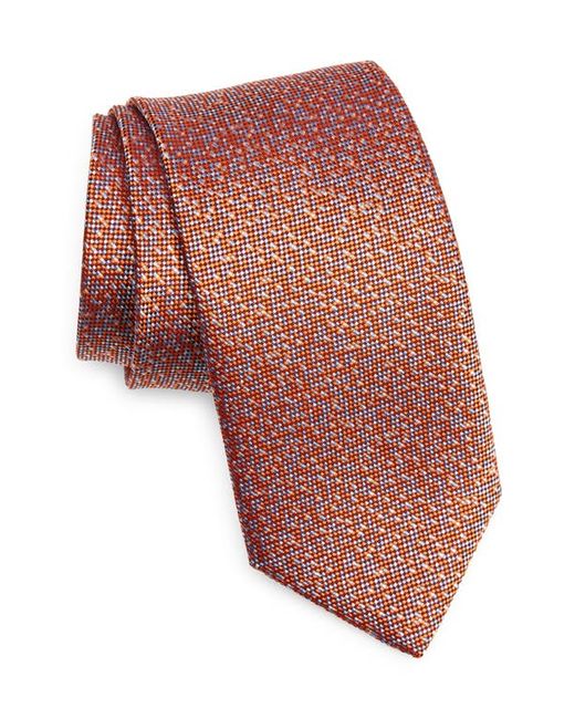 David Donahue Solid Silk Tie in at