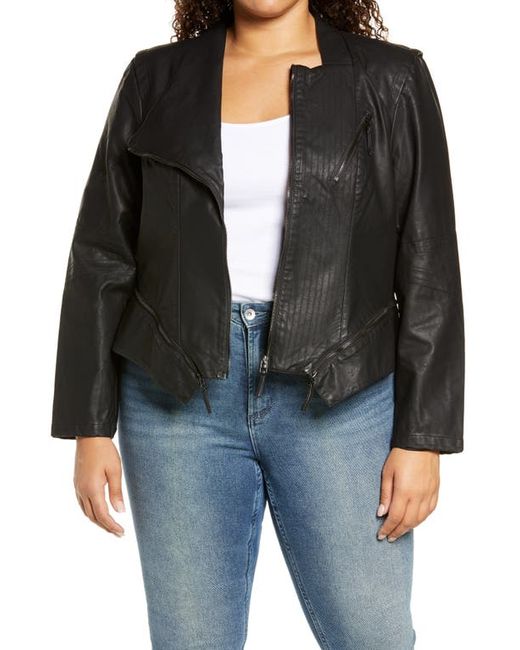 Blank NYC Faux Leather Moto Jacket in at