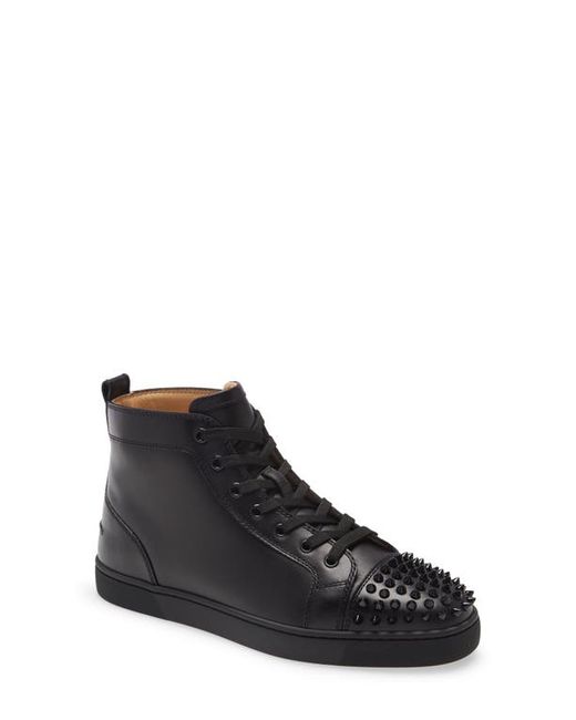 Christian Louboutin Lou Spikes High Top Sneaker in at